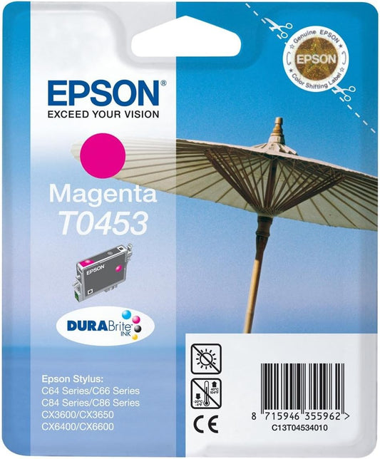 Genuine Epson T0453 Magenta Ink Cartridge