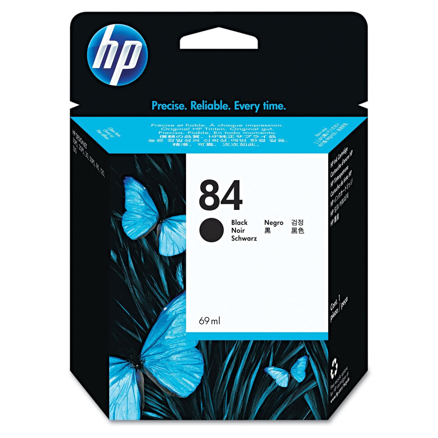 Genuine HP 84 Black Ink Cartridge C5016A