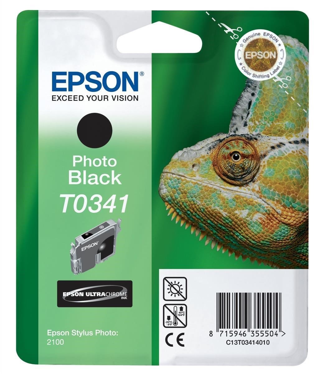 Genuine Epson T0341 Photo Black Ink Cartridge