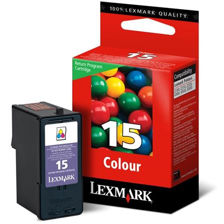 Genuine Lexmark 15 Colour Ink Cartridge