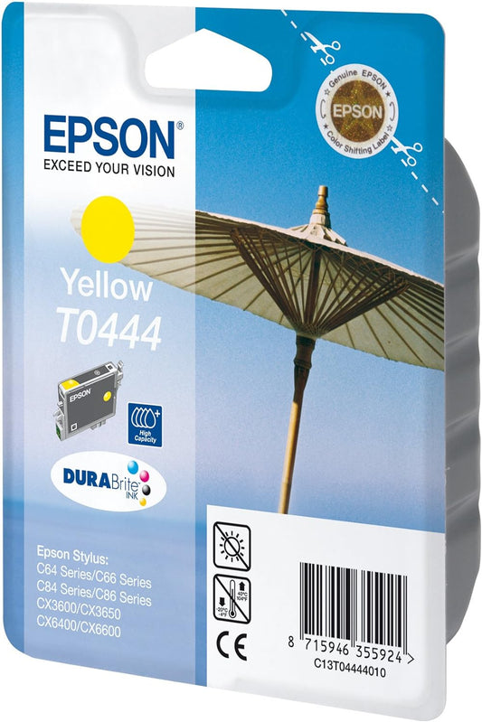 Genuine Epson T0444 Yellow Ink Cartridge