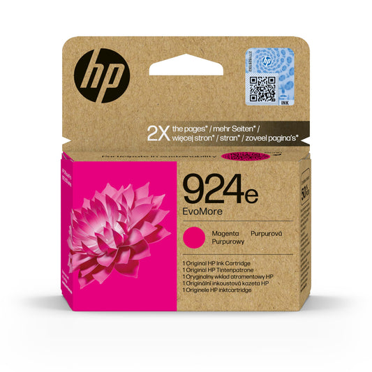 Genuine HP 924e High Capacity Magenta Ink Cartridge 4K0U8NE