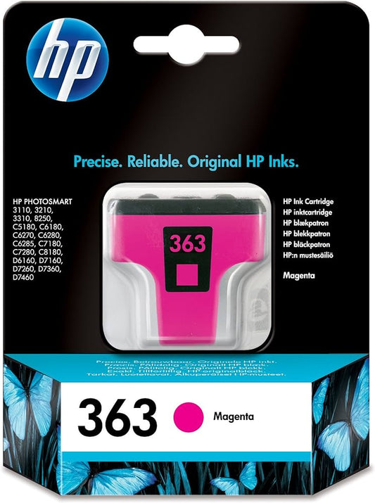 Genuine HP 363 Magenta Ink Cartridge