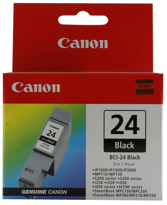 Genuine Canon BCI-24 Black Ink Cartridge 6881A002