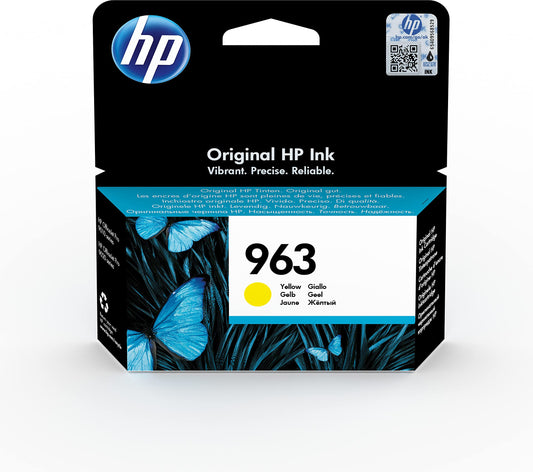 Genuine HP 963 Yellow Ink Cartridge 3JA25AE