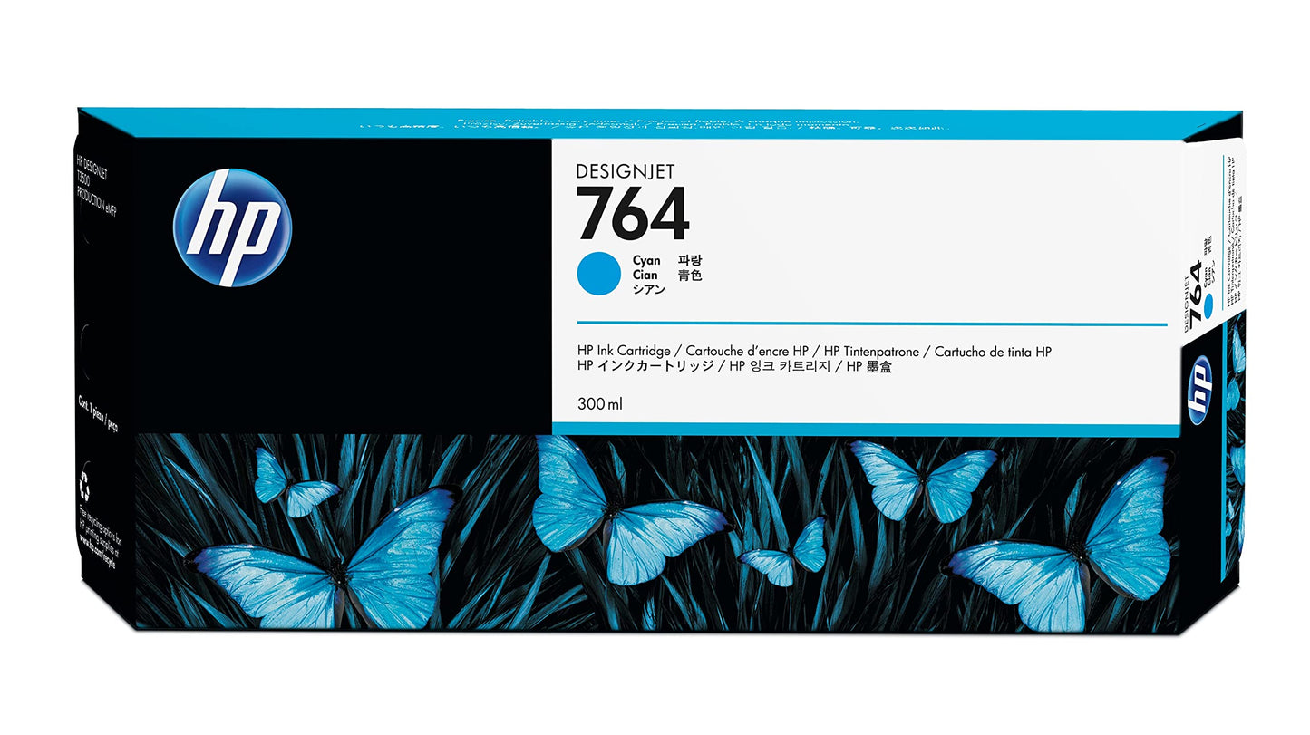 Genuine HP 764 Cyan Ink Cartridge C1Q13A 300ml