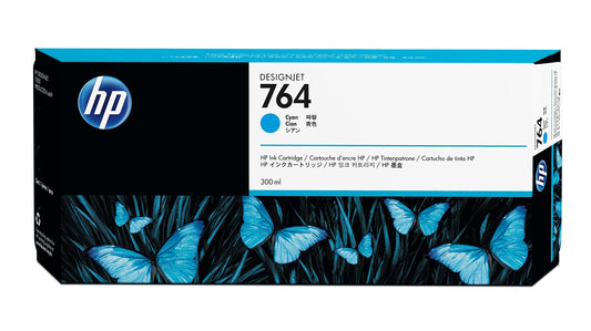 Genuine HP 764 Cyan Ink Cartridge C1Q13A 300ml
