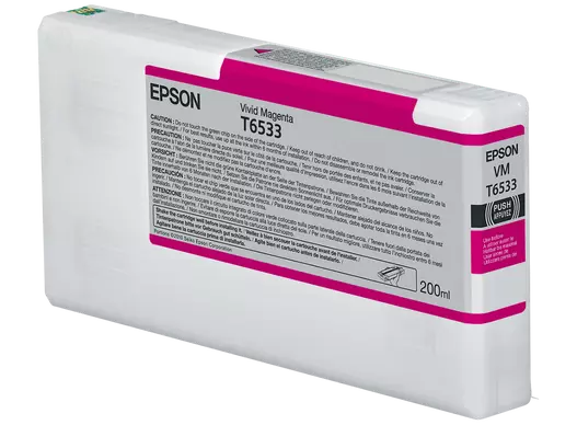 Genuine Epson T6533 Vivid Magenta Ink Cartridge C13T653300