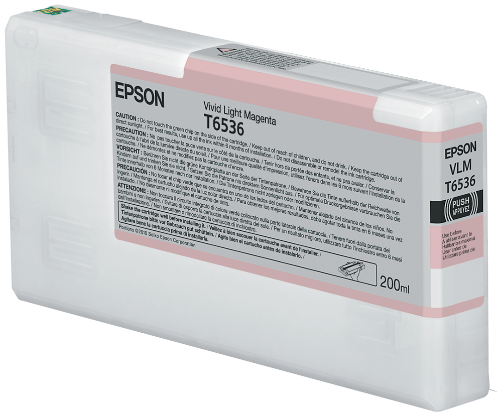 Genuine Epson T6536 Vivid Light Magenta C13T653600