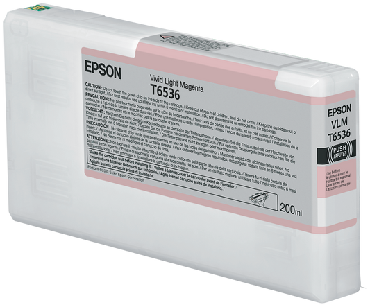 Genuine Epson T6536 Vivid Light Magenta C13T653600