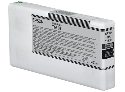 Genuine Epson T6538 Matte Black Ink Cartridge C13T653800