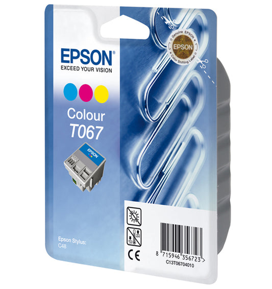 Genuine Epson T067 Colour Ink Cartridge