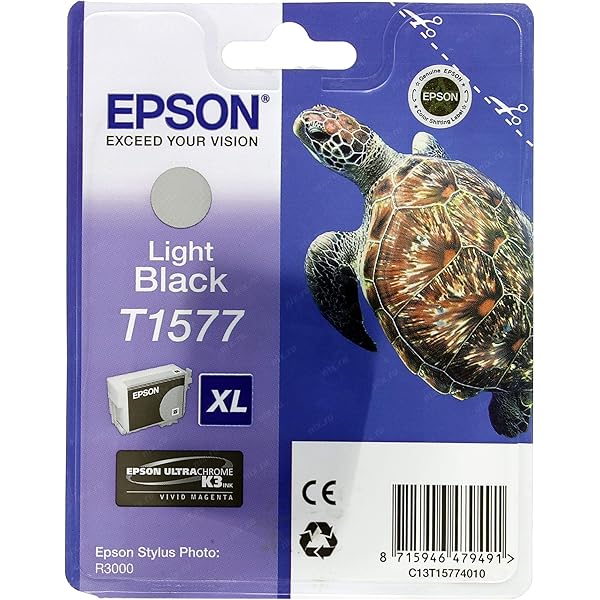 Genuine Epson T1577 Light Black Ink Cartridge