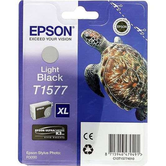 Genuine Epson T1577 Light Black Ink Cartridge