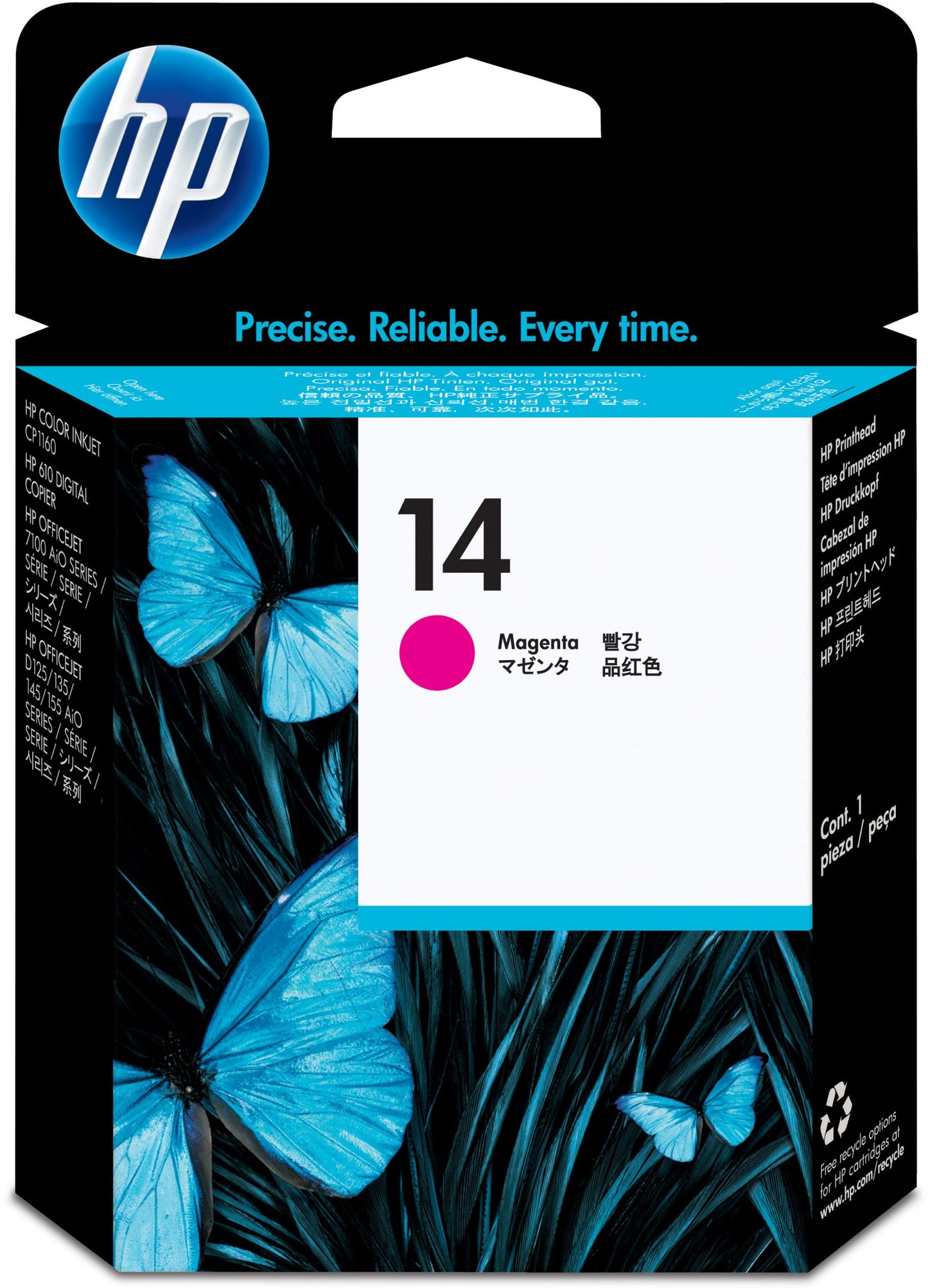 Genuine HP 14 Magenta Printhead C4922A