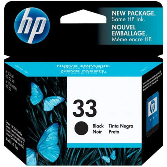 Genuine HP 33 Black Ink Cartridge 51633ME
