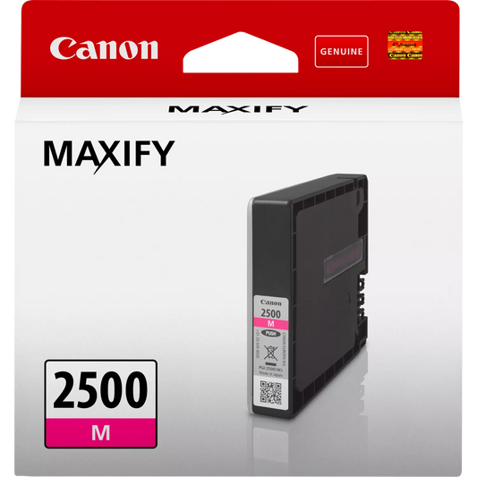 Genuine Canon PGI-2500 Magenta Ink Cartridge 9302B001