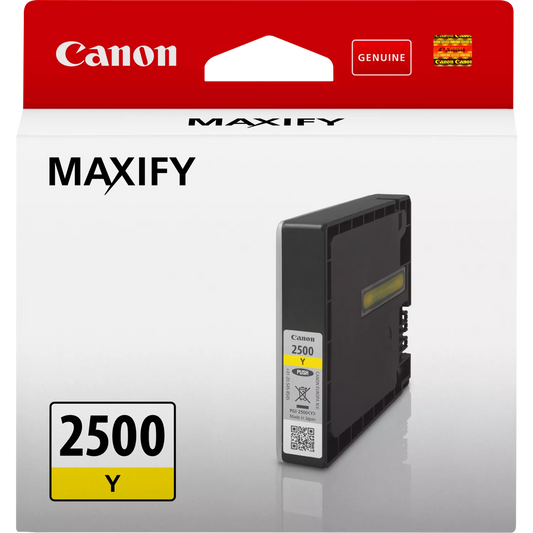 Genuine Canon PGI-2500 Yellow Ink Cartridge 9303B001