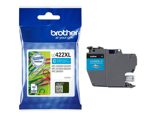 Genuine Brother LC422XL Cyan Ink Cartridge