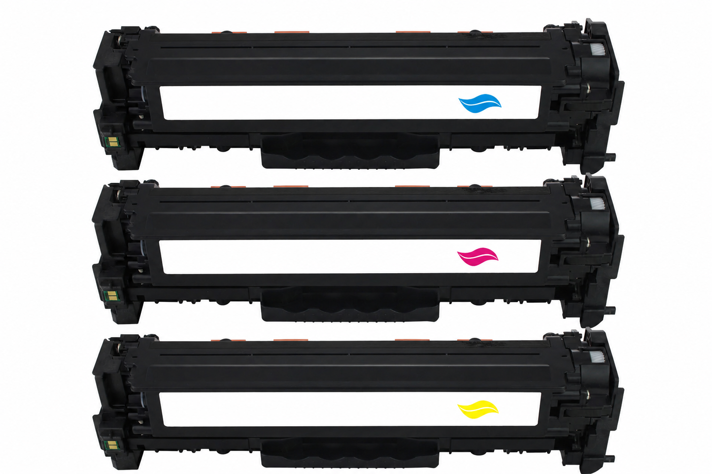 HP CE411A/CE412A/CE413A 305A Cyan/Magenta/Yellow Compatible Toners – Premium Replacement