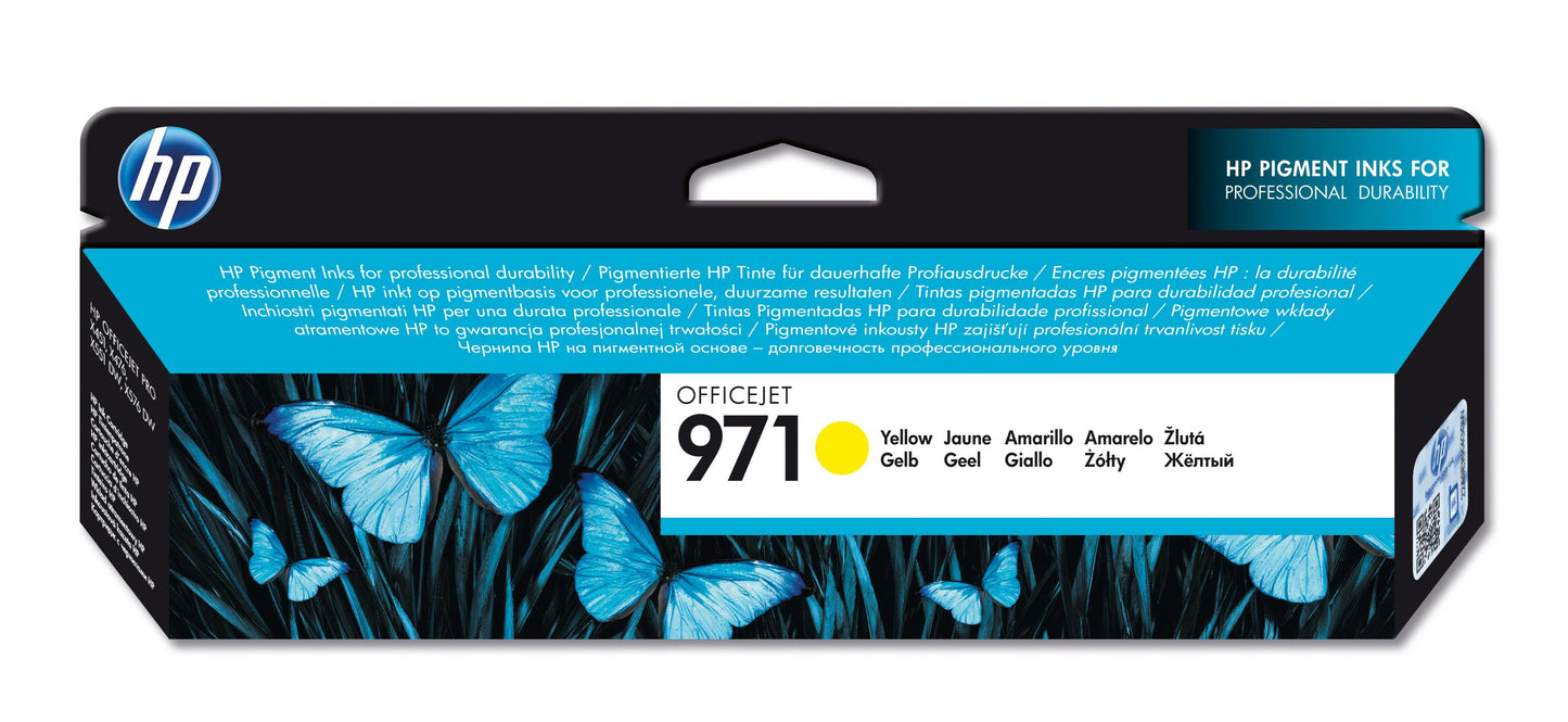 Genuine HP 971 Yellow Ink Cartridge CN624AE