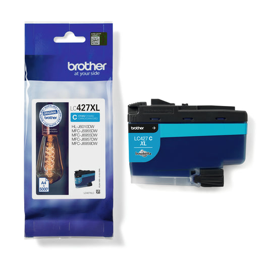 Genuine Brother LC427XL Cyan Ink Cartridge