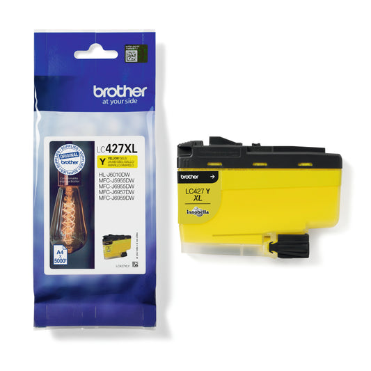 Genuine Brother LC427XL Yellow Ink Cartridge