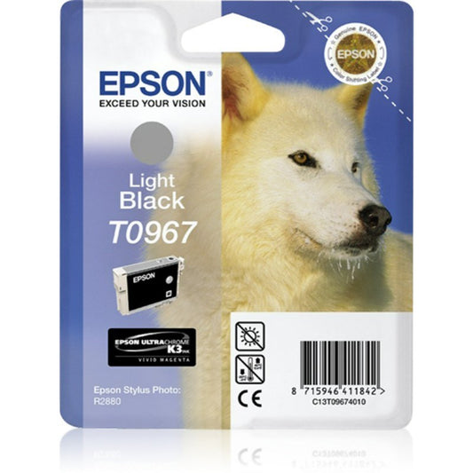 Genuine Epson T0967 Light Black Ink Cartridge