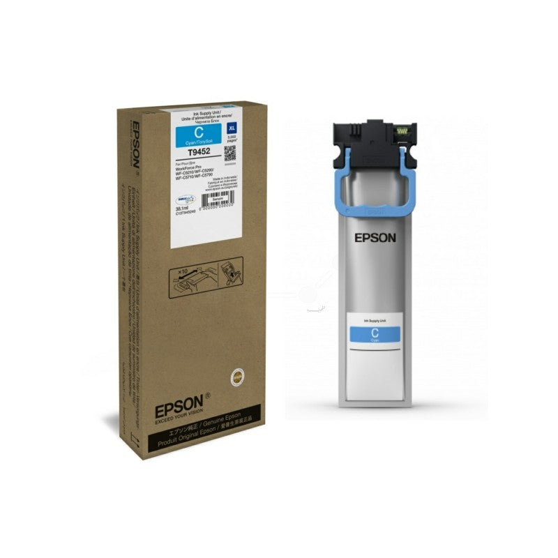 Genuine Epson T9452 Cyan Ink Cartridge