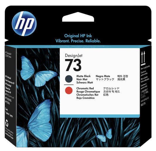 Genuine HP 73 Matte Black + Chromatic Red Printhead CD949A