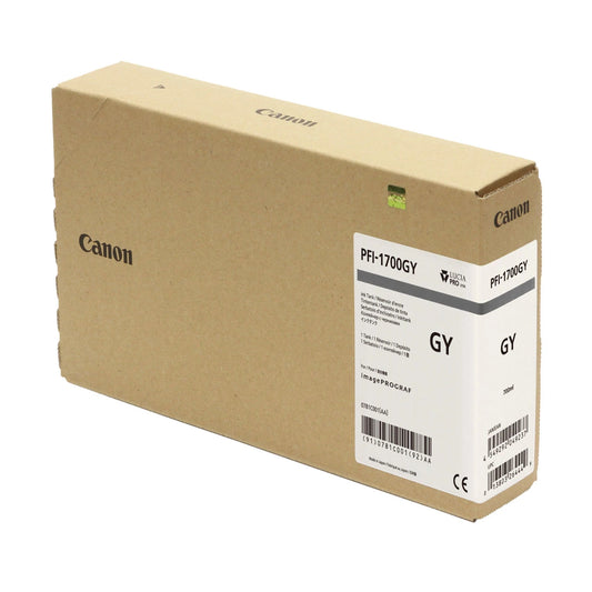 Genuine Canon PFI-1700GY Grey Ink Cartridge 0781C001