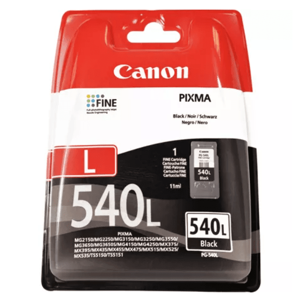 Genuine Canon PG-540L High Capacity Black Ink Cartridge 5224B010