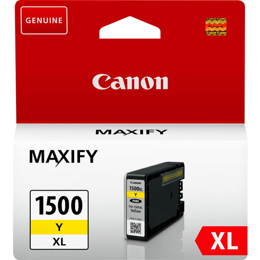 Genuine Canon PGI-1500XL Yellow Ink Cartridge
