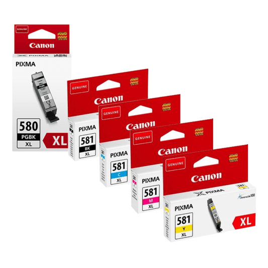 Genuine Canon PGI-580XL CLI-581XL 5 Ink Cartridge Multipack