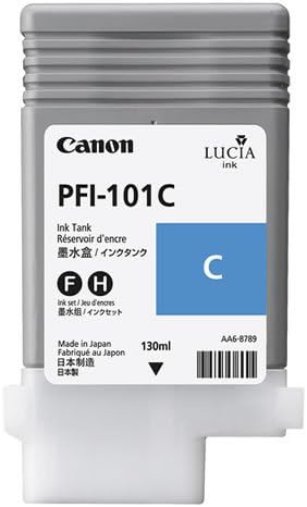 Genuine Canon PFI-101C Cyan Ink Cartridge 0884B003