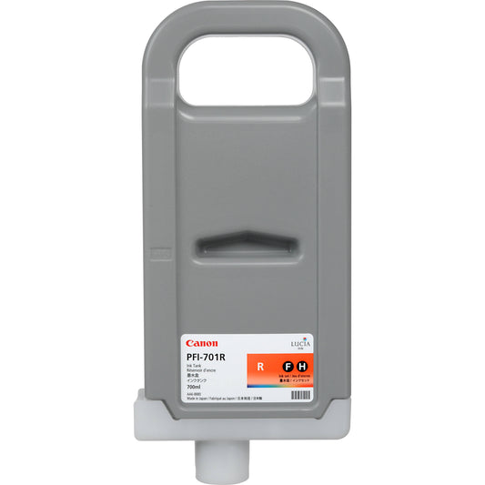 Genuine Canon PFI-701R Red Ink Cartridge 0906B003