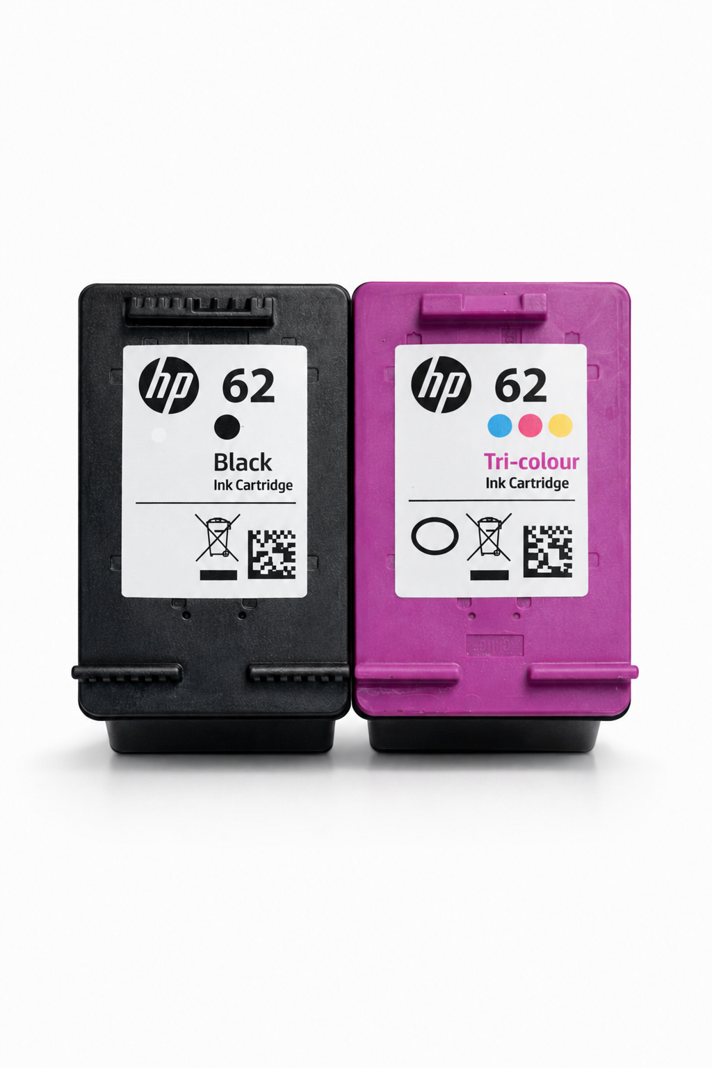 Genuine HP Original 62 Twin Pack Black and Tri-colour N9J71AE