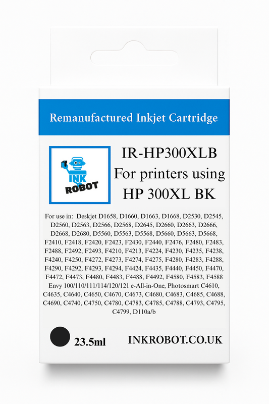 Remanufactured HP 300XL Black Ink Cartridge CC641EE