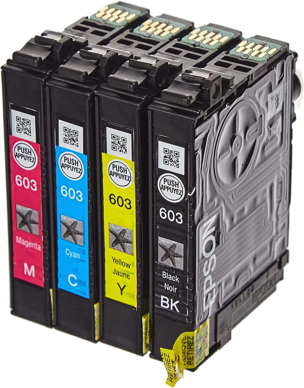 Genuine Epson 603 Multipack Black/Cyan/Magenta/Yellow Ink Cartridges