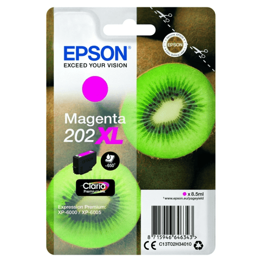 Genuine Epson 202XL Magenta Ink Cartridge