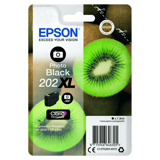 Genuine Epson 202XL Photo Black Ink Cartridge