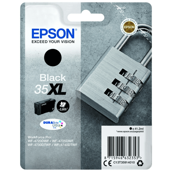 Genuine Epson 35XL Black Ink Cartridge
