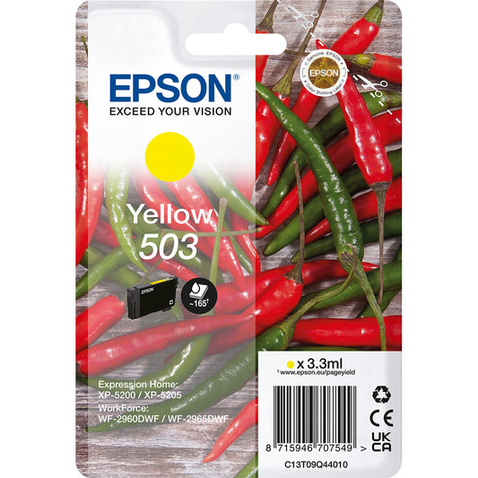 Genuine Epson 503 Yellow Ink Cartridge