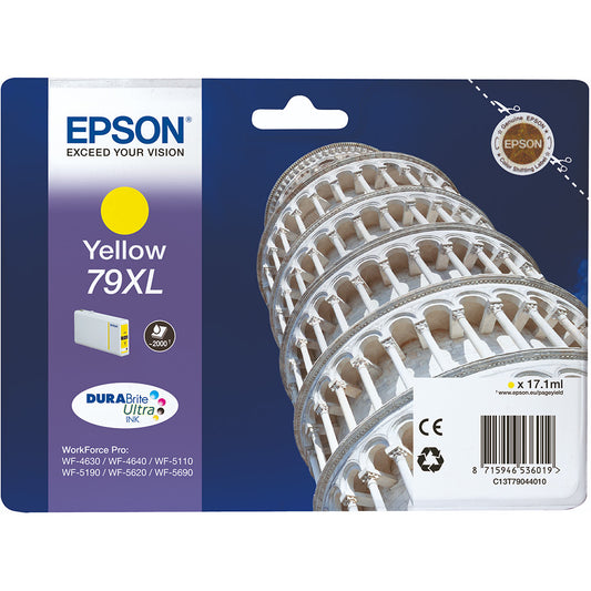 Genuine Epson 79XL Yellow Ink Cartridge C13T79044010