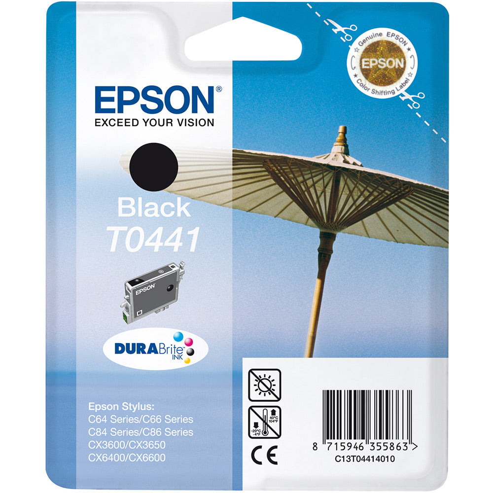 Genuine Epson T0441 Black Ink Cartridge