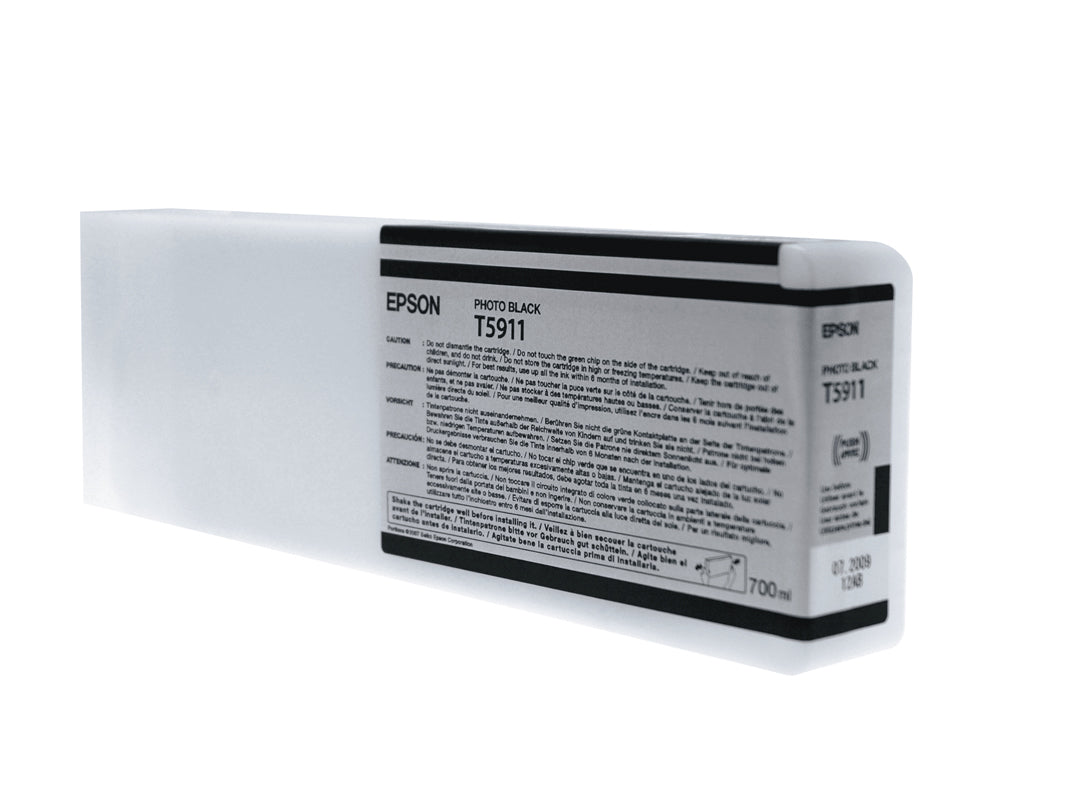 Genuine Epson T5911 Photo Black Ink Cartridge 700ml
