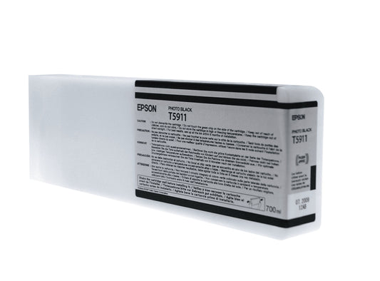 Genuine Epson T5911 Photo Black Ink Cartridge 700ml
