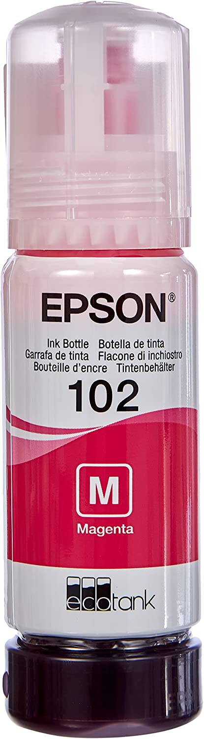 Genuine Epson 102 Magenta Ink Bottle