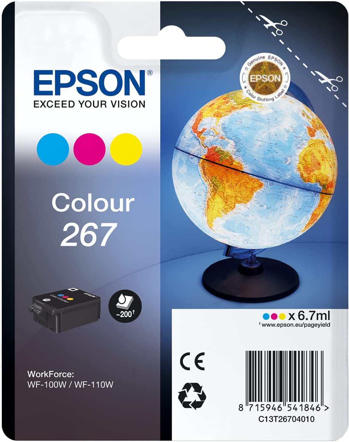 Genuine Epson 267 Color Ink Cartridge – Ink Robot