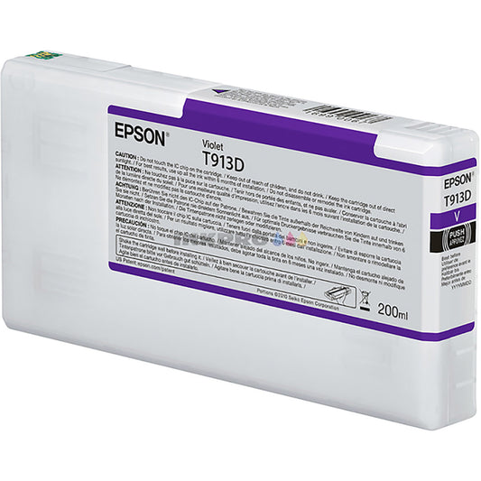 Genuine Epson T913D Violet Ink Cartridge C13T913D00